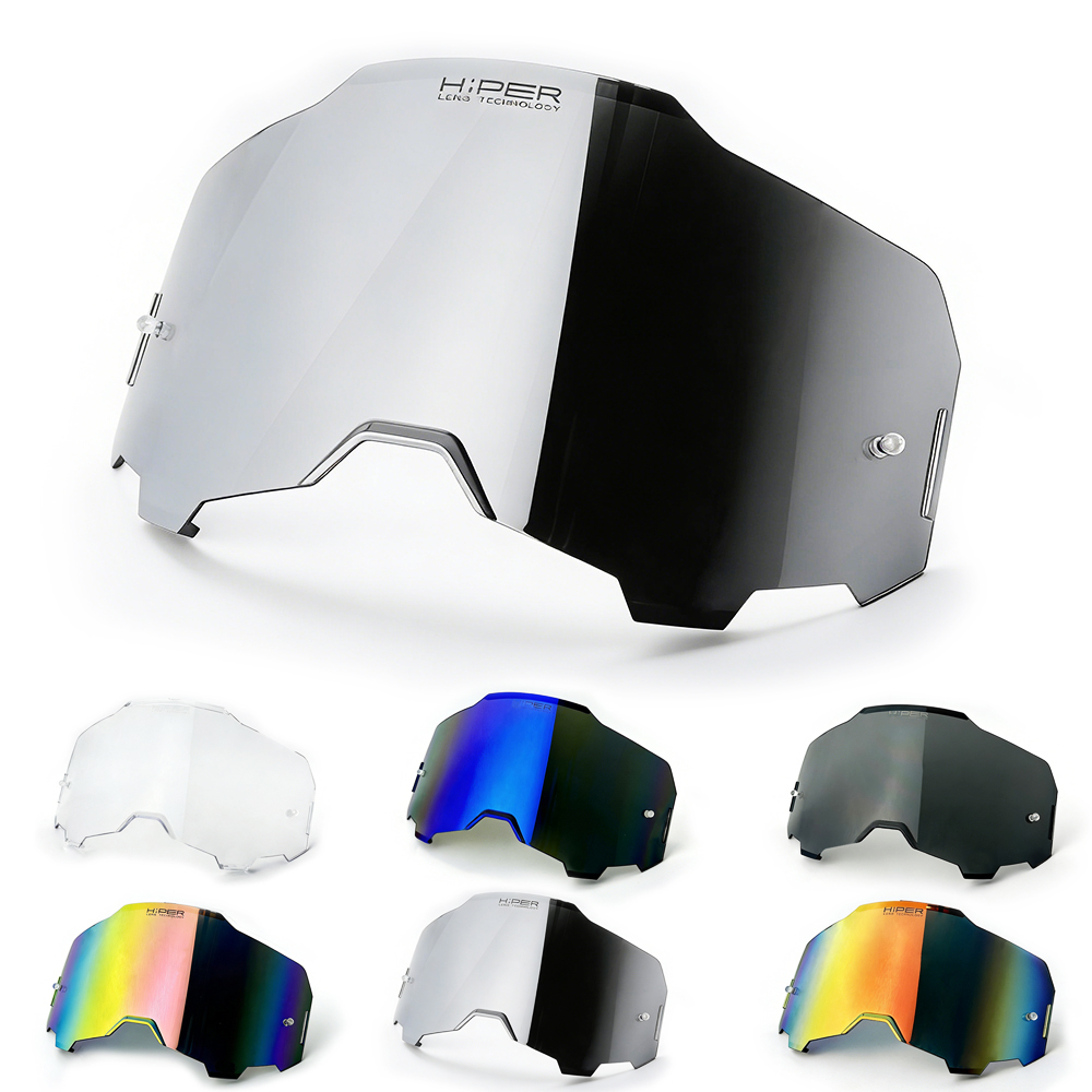 Aero Cycling Helmet - Lentes para Óculos de Motocross 100%