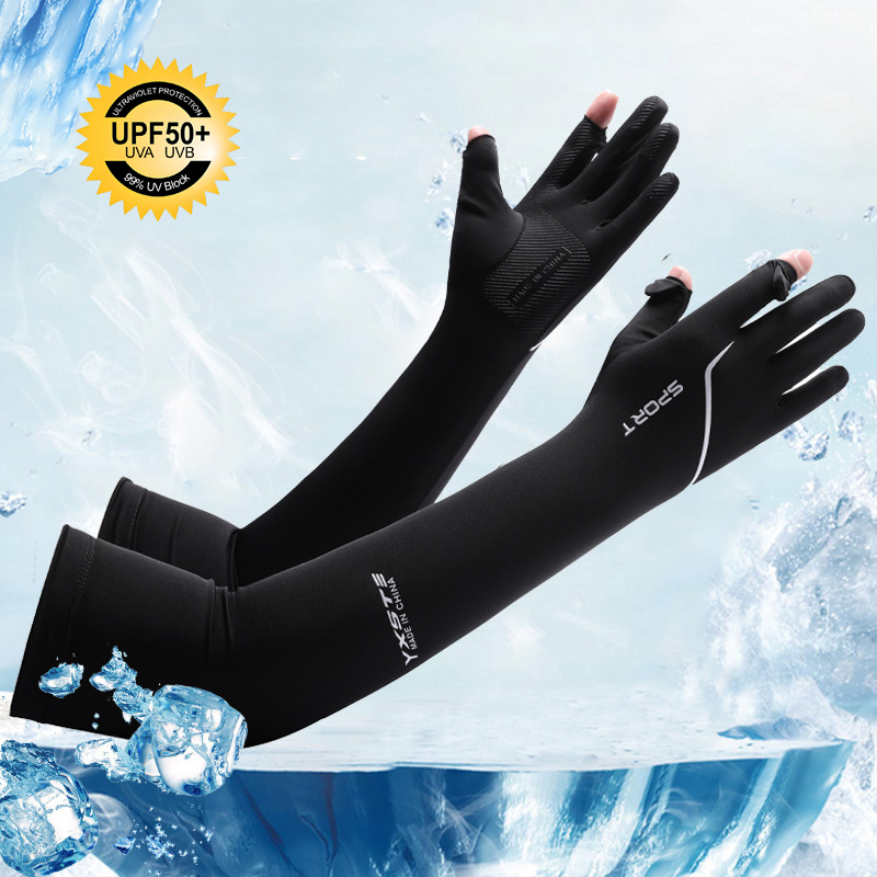 Cycling Glove - Mangas de Proteção Solar Masculinas de