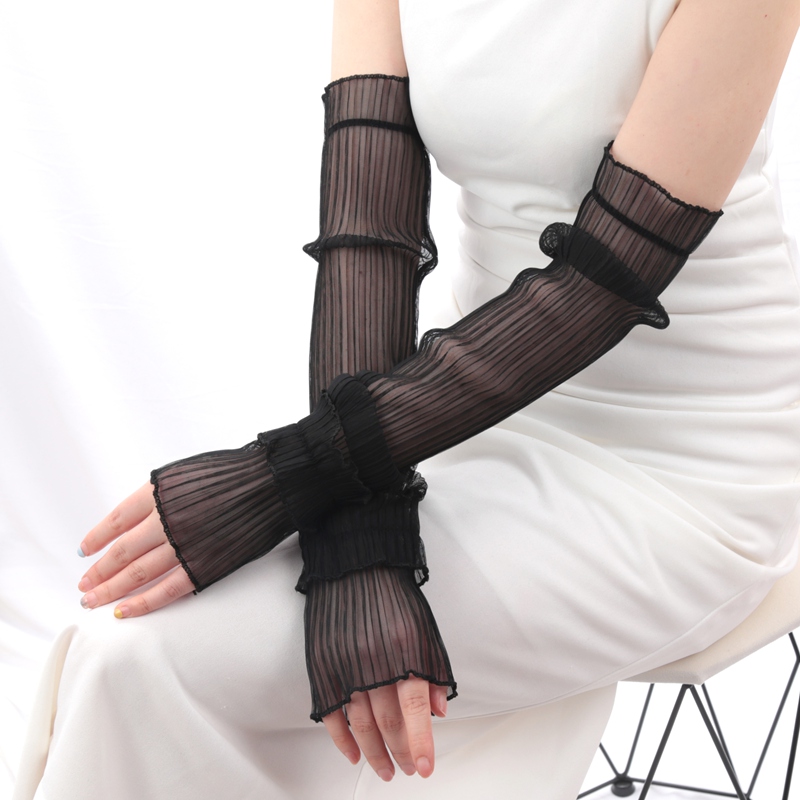 Cycling Glove - 1 par de seda gelo mangas