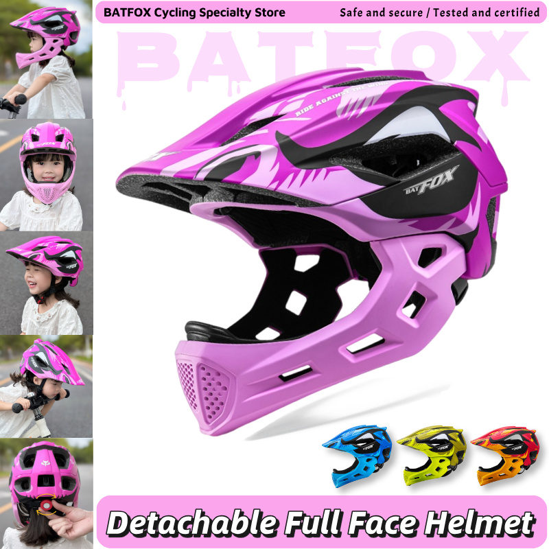 Youth Cycling Gear - Capacete de Bicicleta Infantil BATFOX com