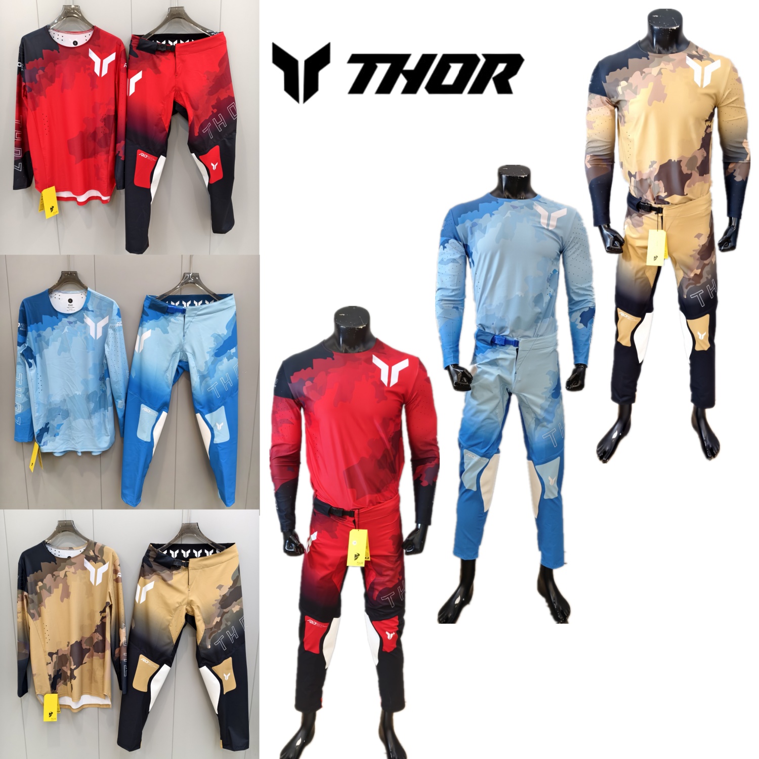 Cycling Gears - Conjunto de equipamentos de motocross THOR