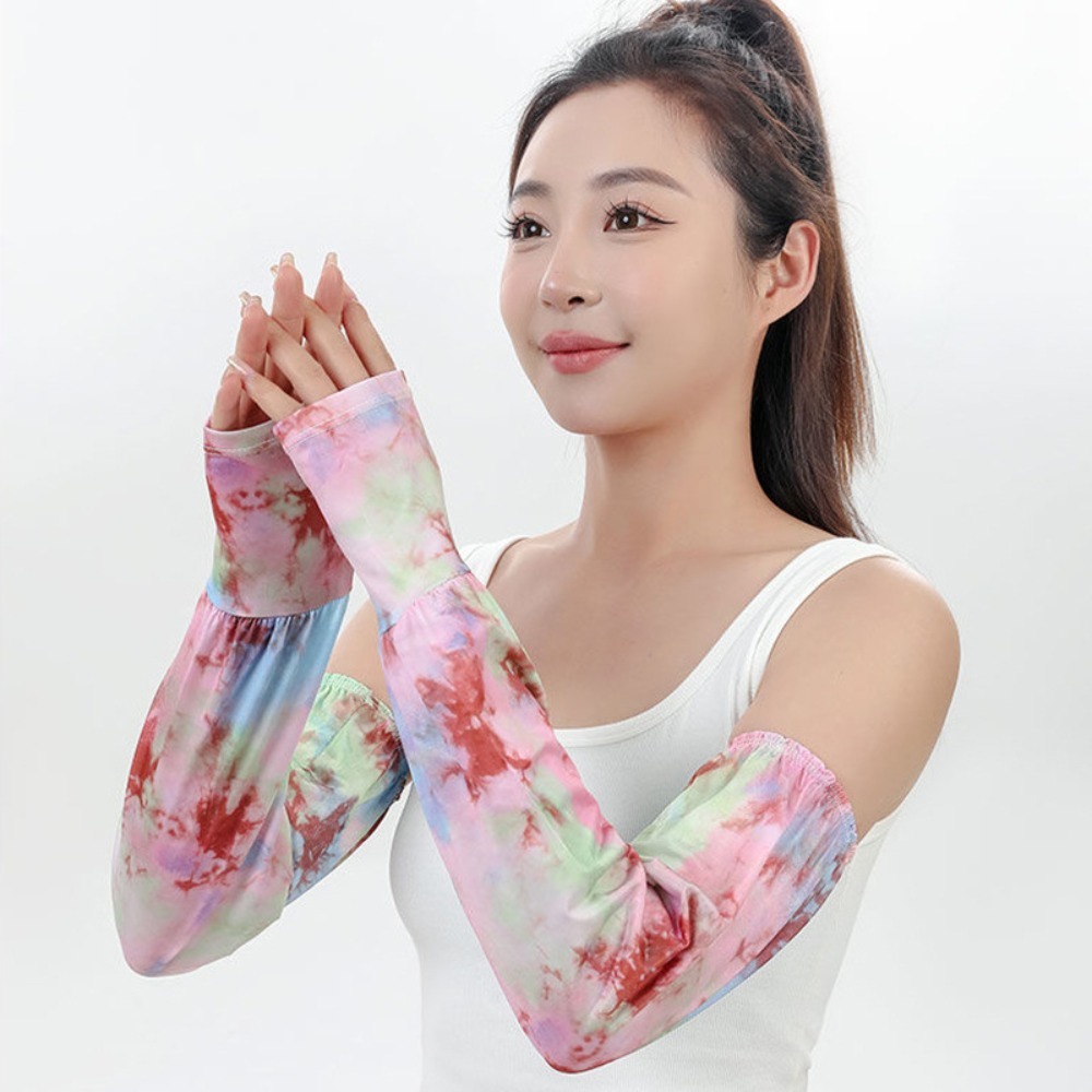 Mangas Longas de Seda Gelada c - Cycling Glove avaliação e preço