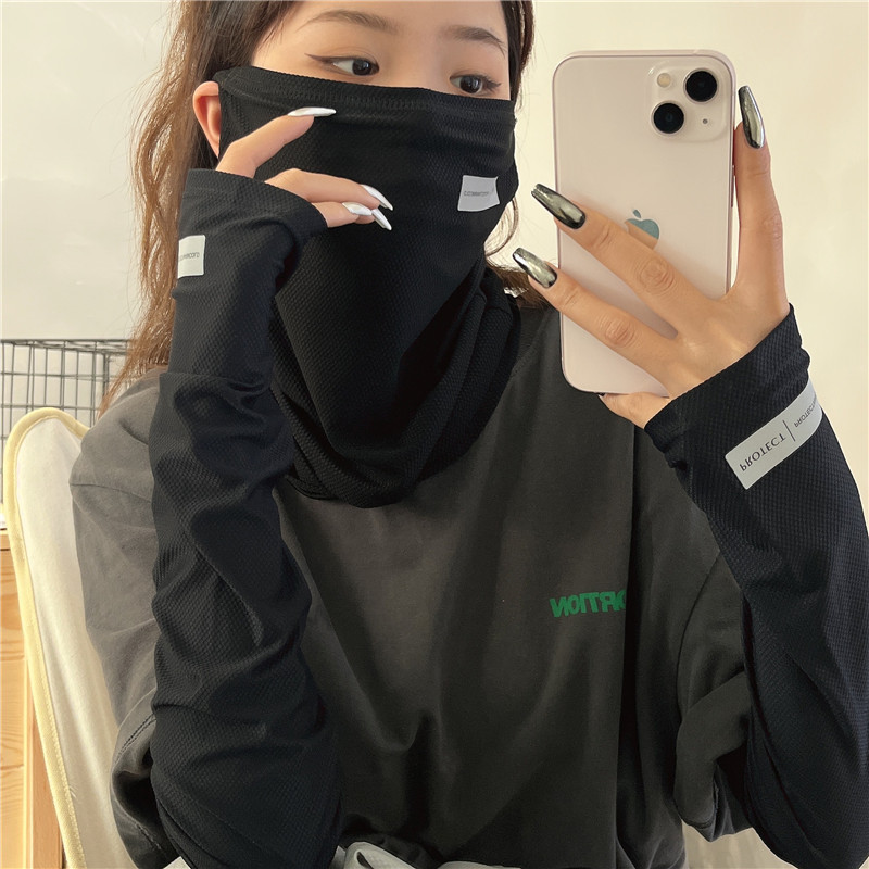 2 pçs conjunto sol proteção uv - Cycling Glove avaliação e preço