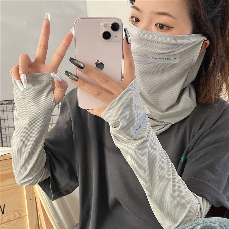 2 pçs conjunto sol proteção uv - Cycling Glove avaliação e preço