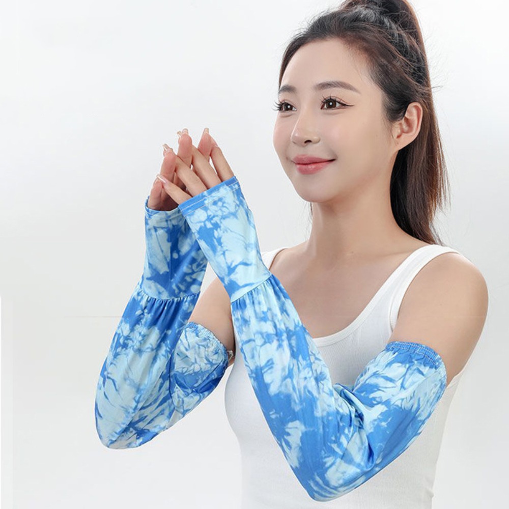 Mangas Longas de Seda Gelada c - Cycling Glove avaliação e preço